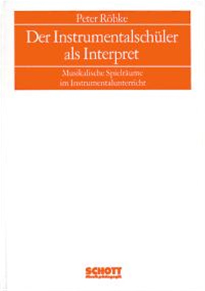 Der Instrumentalschuler als Interpret